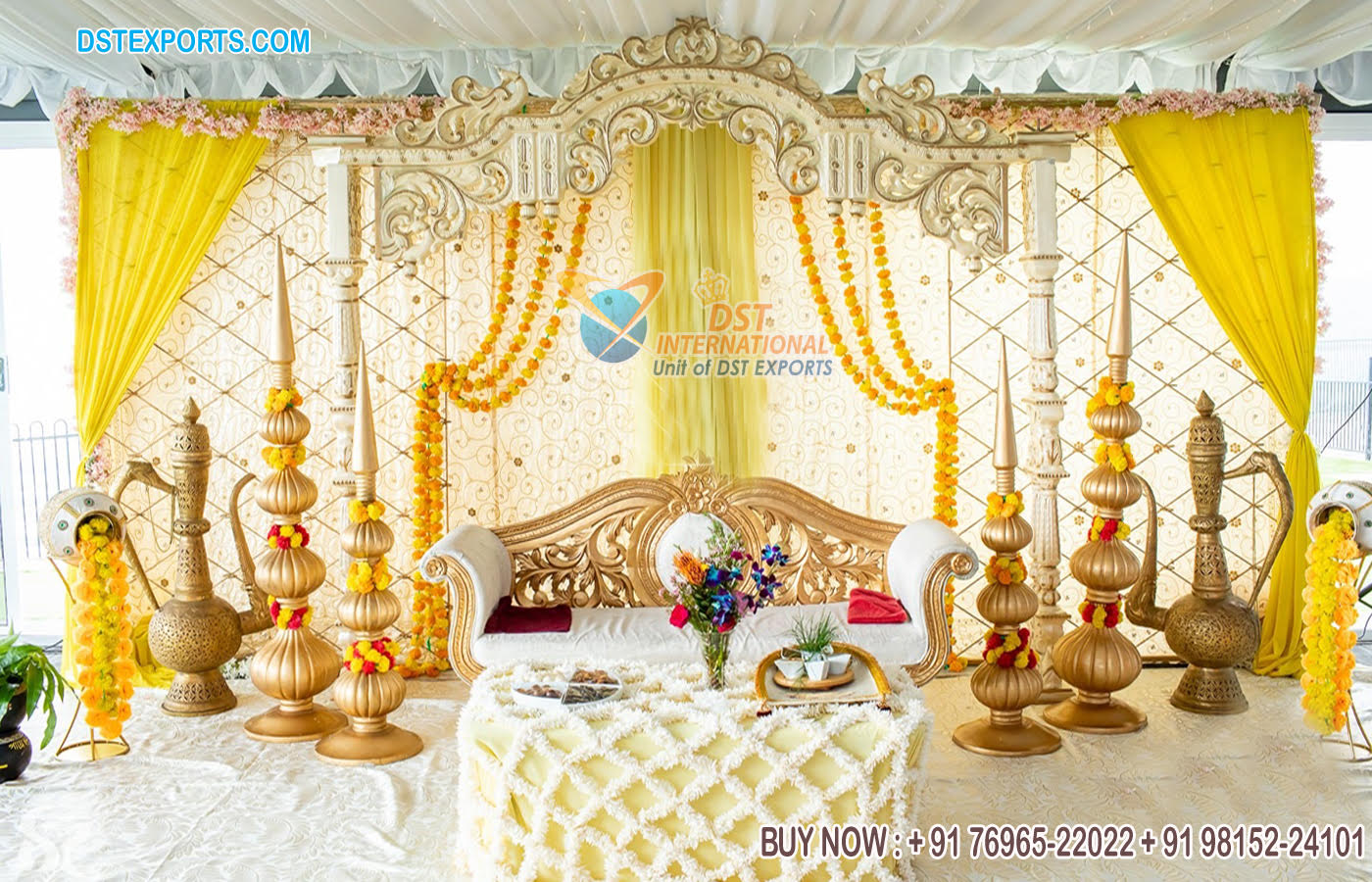 Srilankan Roka Ceremony Wedding Stage Decoration