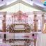 Gorgeous Castle Theme Wedding Reception Stage