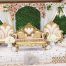 Muslim Walima Stage Loveseat With Matching Chairs