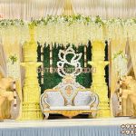 Royal Elephant Theme Wedding Stage Decoration