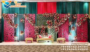Vibrant look Laser Cut Backdrop Panels For Wedding