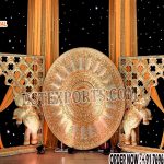 Exclusive South Indian Fiber Carved Backdrop Panels