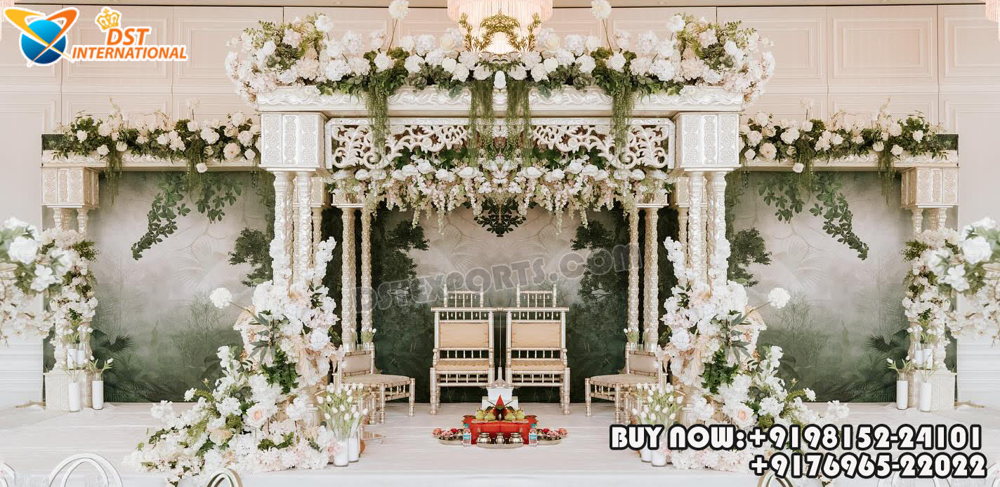 DST EXPORTS is manufacturing & Exporting products like Wedding Mandaps, Wedding Stages, Wedding Furniture, Wedding Dolis, Wedding Stage Backdrop Frames and Panels, Wedding Horse Drawn Carriages