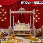 we are manufacturer and exporters of all types pof wedding product like - wedding mandap , crystal mandaps ,metal mandaps, stages , wedding frames/panels, wedding sofa set, bride groom chairs, mandap chairs ,punjabi culture statues , wedding swings , horse drawn carriages ,backdrop curtain etc.