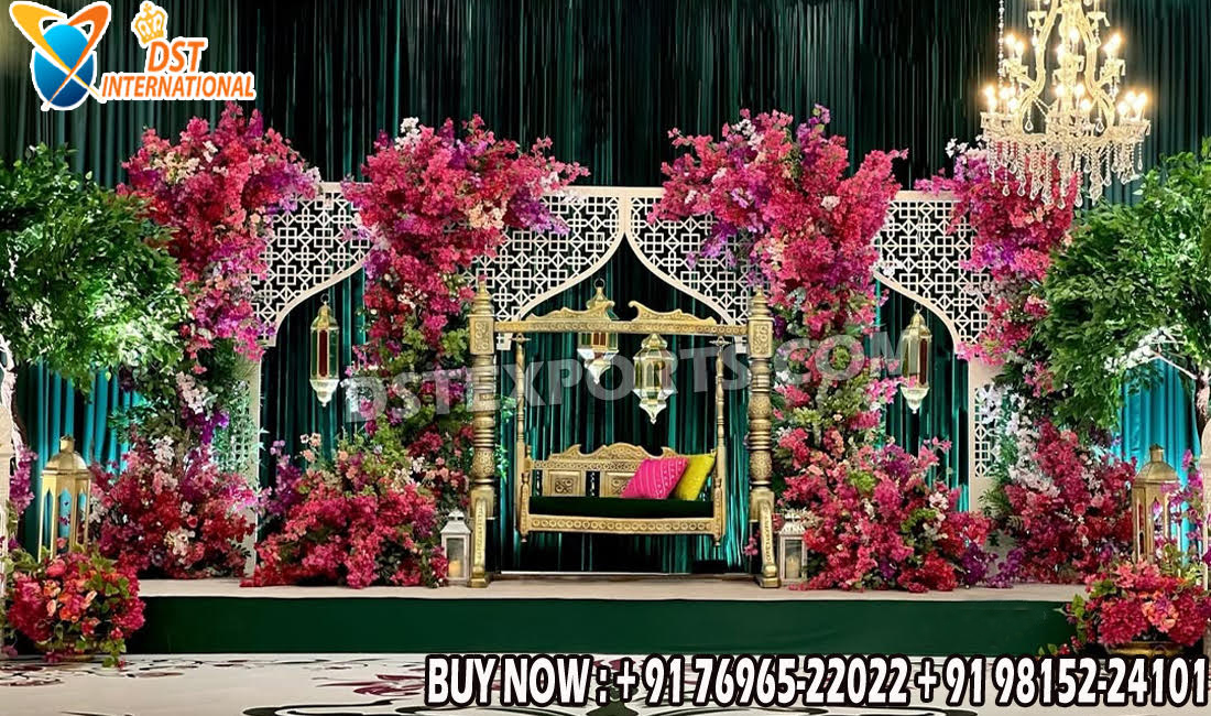 we are manufacturer and exporters of all types pof wedding product like - wedding mandap , crystal mandaps ,metal mandaps, stages , wedding frames/panels, wedding sofa set, bride groom chairs, mandap chairs ,punjabi culture statues , wedding swings , horse drawn carriages ,backdrop curtain etc.