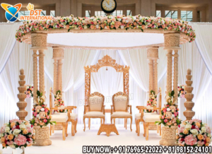 we are manufacturer and exporters of all types pof wedding product like - wedding mandap , crystal mandaps ,metal mandaps, stages , wedding frames/panels, wedding sofa set, bride groom chairs, mandap chairs ,punjabi culture statues , wedding swings , horse drawn carriages ,backdrop curtain etc.