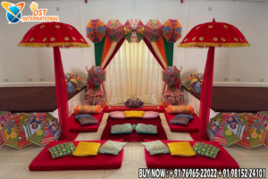 we are manufacturer and exporters of all types pof wedding product like - wedding mandap , crystal mandaps ,metal mandaps, stages , wedding frames/panels, wedding sofa set, bride groom chairs, mandap chairs ,punjabi culture statues , wedding swings , horse drawn carriages ,backdrop curtain etc.