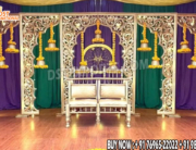 we are manufacturer and exporters of all types pof wedding product like - wedding mandap , crystal mandaps ,metal mandaps, stages , wedding frames/panels, wedding sofa set, bride groom chairs, mandap chairs ,punjabi culture statues , wedding swings , horse drawn carriages ,backdrop curtain etc.