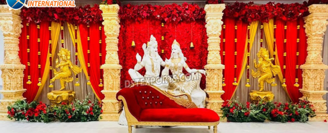 we are manufacturer and exporters of all types pof wedding product like - wedding mandap , crystal mandaps ,metal mandaps, stages , wedding frames/panels, wedding sofa set, bride groom chairs, mandap chairs ,punjabi culture statues , wedding swings , horse drawn carriages ,backdrop curtain etc.