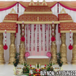 we are manufacturer and exporters of all types pof wedding product like - wedding mandap , crystal mandaps ,metal mandaps, stages , wedding frames/panels, wedding sofa set, bride groom chairs, mandap chairs ,punjabi culture statues , wedding swings , horse drawn carriages ,backdrop curtain etc.