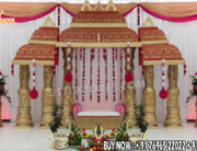 we are manufacturer and exporters of all types pof wedding product like - wedding mandap , crystal mandaps ,metal mandaps, stages , wedding frames/panels, wedding sofa set, bride groom chairs, mandap chairs ,punjabi culture statues , wedding swings , horse drawn carriages ,backdrop curtain etc.