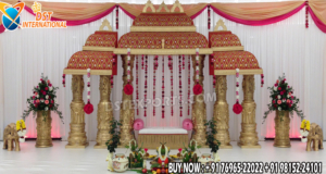 we are manufacturer and exporters of all types pof wedding product like - wedding mandap , crystal mandaps ,metal mandaps, stages , wedding frames/panels, wedding sofa set, bride groom chairs, mandap chairs ,punjabi culture statues , wedding swings , horse drawn carriages ,backdrop curtain etc.