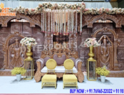 Divine South Indian Stage Muhurtham Decoration DST Exports Here, We are manufacturer and Exports of All type of Wedding Decoration