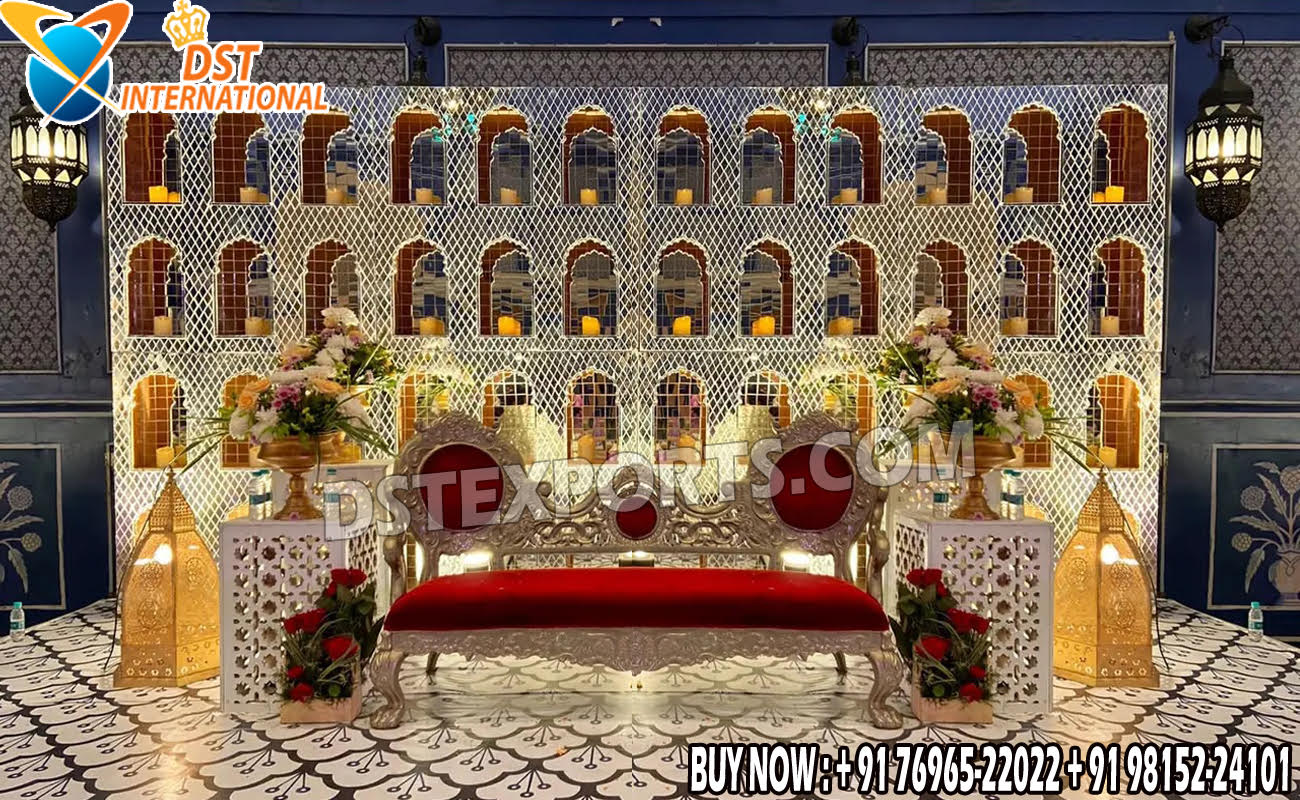 we are manufacturer and exporters of all types of wedding product like - wedding mandap , crystal mandaps ,metal mandaps, stages , wedding frames/panels, wedding sofa set, bride groom chairs, mandap chairs ,punjabi culture statues , wedding swings , horse drawn carriages ,backdrop curtain etc.