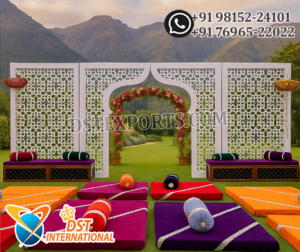 white laser cut panels, laser cut backdrop panels, custom laser cut wedding panels, laser cut decorative screens, floral laser cut panels,modern laser cut panels for weddings, laser cut wall panels, laser cut stage backdrops, laser cut panels UK, laser cut panels for reception décor
