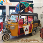 Punjabi Rickshaw Photo Booth, Auto Rickshaw Wedding Prop, Indian Wedding Entry Rickshaw, Sangeet Night Rickshaw Decoration, Mehndi Function Photo Booth Ideas, Colorful Wedding Rickshaw, Traditional Decor Rickshaw for Hire, Indian Wedding Props USA UK Canada, Punjabi Style Wedding Decoration, Groom Entry Auto Rickshaw, Bride Entry Rickshaw, Wedding Photography Props India, Cultural Event Rickshaw Setup
