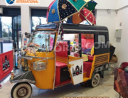 Punjabi Rickshaw Photo Booth, Auto Rickshaw Wedding Prop, Indian Wedding Entry Rickshaw, Sangeet Night Rickshaw Decoration, Mehndi Function Photo Booth Ideas, Colorful Wedding Rickshaw, Traditional Decor Rickshaw for Hire, Indian Wedding Props USA UK Canada, Punjabi Style Wedding Decoration, Groom Entry Auto Rickshaw, Bride Entry Rickshaw, Wedding Photography Props India, Cultural Event Rickshaw Setup