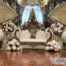 Wedding sofa set, wedding stage sofa, bride groom sofa, luxury wedding couch, Indian wedding furniture, royal wedding sofa, carved sofa set, golden wedding couch, wedding stage décor, reception seating sofa, event furniture, designer wedding throne.