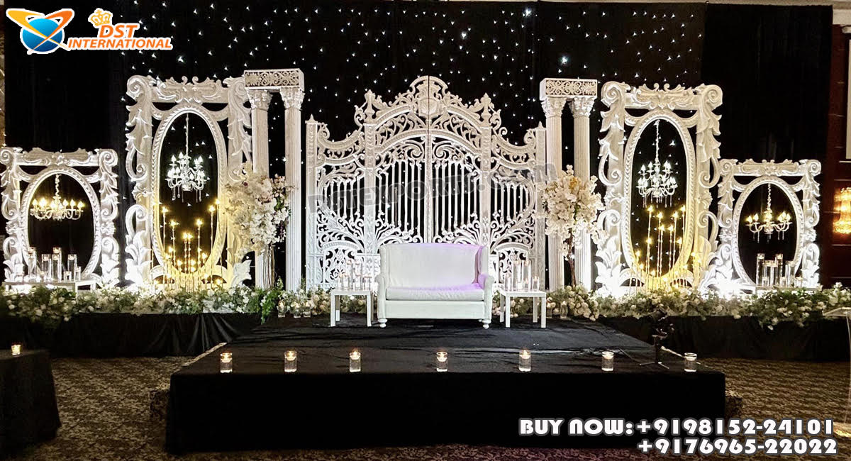 DST EXPORTS is manufacturing & Exporting products like Wedding Mandaps, Wedding Stages, Wedding Furniture, Wedding Dolis, Wedding Stage Backdrop Frames and Panels, Wedding Horse Drawn Carriages