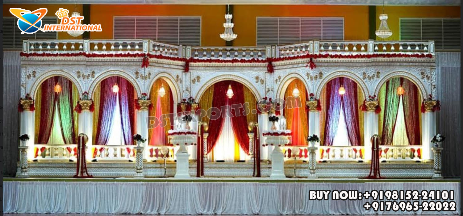 DST Exports Here, We are STAR manufacturer and Exports of All type of Wedding Decoration *Wedding Mandaps *Wedding Stages *Wedding Furniture *Horse Drawn Carriages *Fiber Decoration Items *Mehndi Sangeet and Haldi decor props