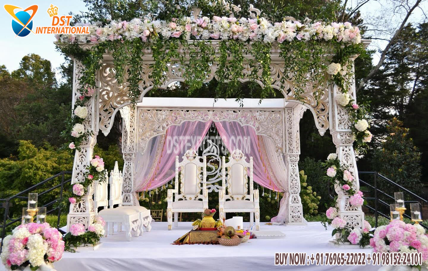 Dream Wedding Outdoor Bollywood Mandap Decor