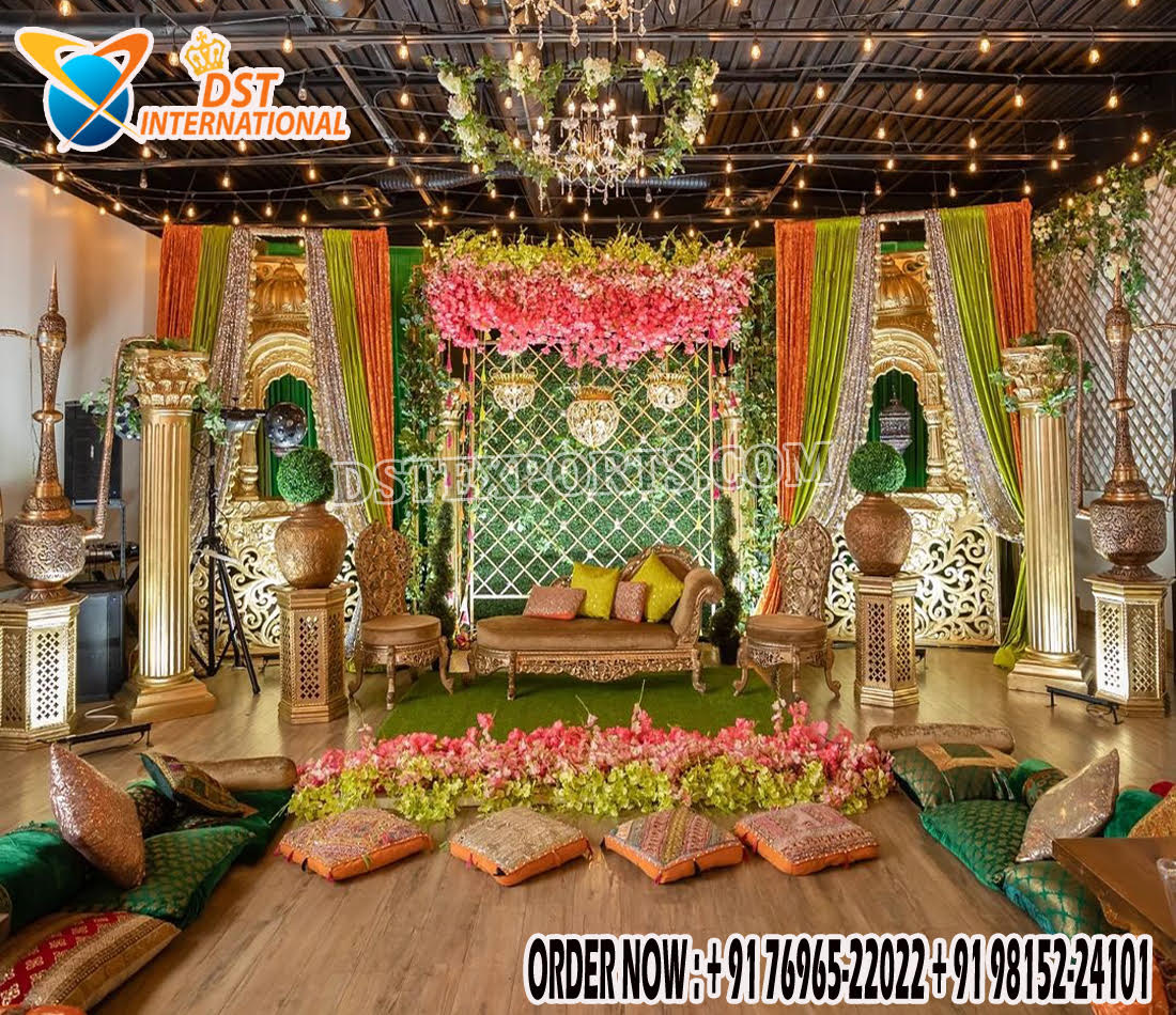 Exclusive Mehndi Stage For Asian Weddings