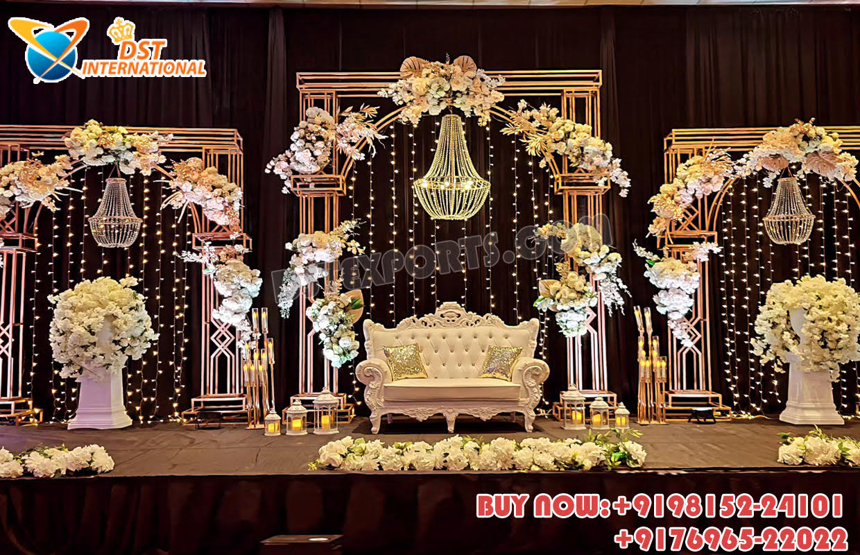 DST Exports Here, We are manufacturer and Star Exports of All type of Wedding Decoration *Wedding Mandaps *Wedding Stages *Wedding Furniture *Horse Drawn Carriages *Fiber Decoration Items *Mehndi Sangeet and Haldi decor props