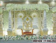 This Mandap Stage is made of unbreakable fiberglass, light weighted, deco painted and self-standing...