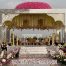 Haveli Style Mirror Mandap for Outdoor Wedding