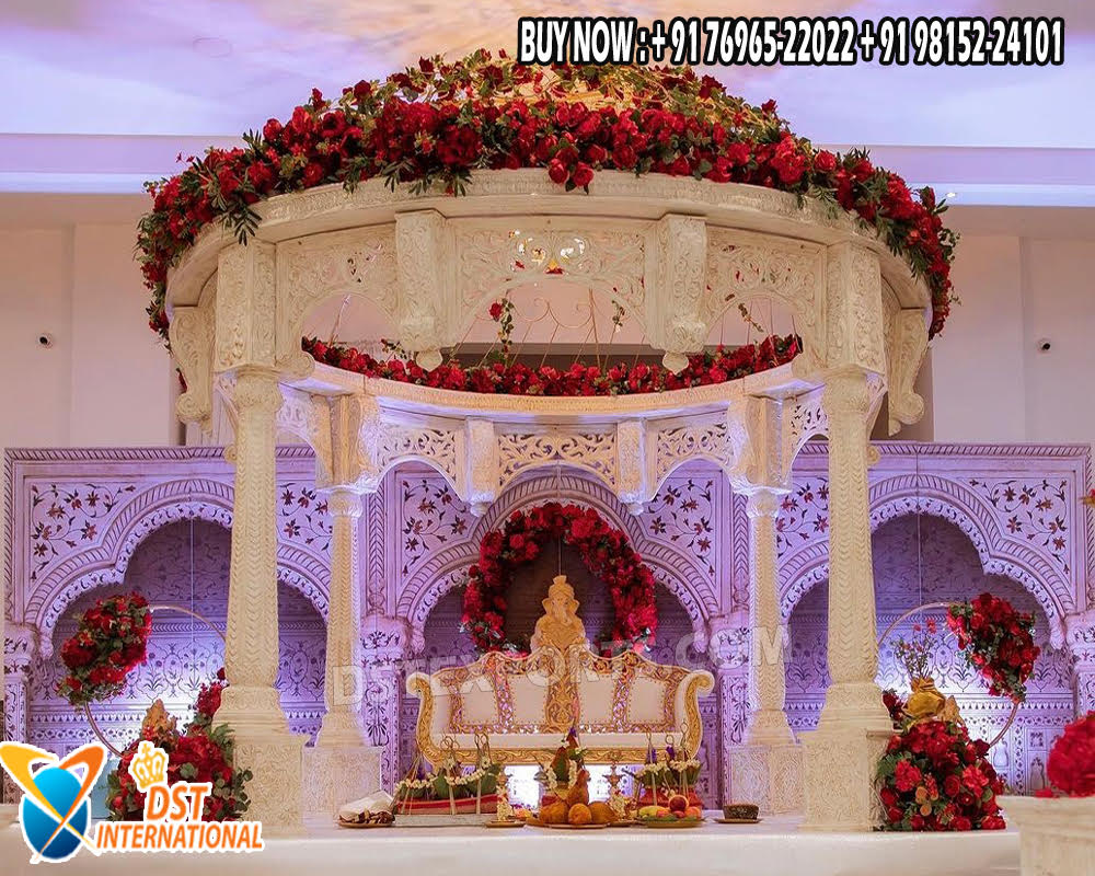 DST EXPORTS is manufacturing & Exporting products like Wedding Mandaps, Wedding Stages, Wedding Furniture, Wedding Dolis, Wedding Stage Backdrop Frames and Panels, Wedding Horse Drawn Carriages