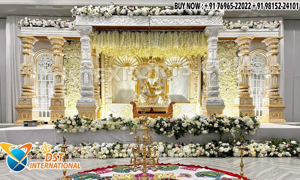 DST EXPORTS is manufacturing & Exporting products like Wedding Mandaps, Wedding Stages, Wedding Furniture, Wedding Dolis, Wedding Stage Backdrop Frames and Panels, Wedding Horse Drawn Carriages